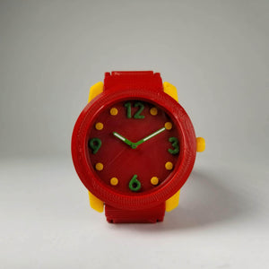 Dark Red - 40mm Round Watch